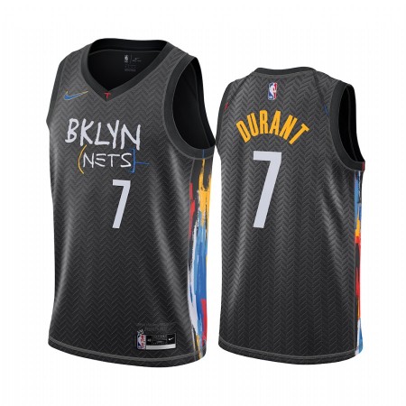 Maillot Basket Brooklyn Nets Keven Durant 7 2020-21 City Edition Swingman - Homme